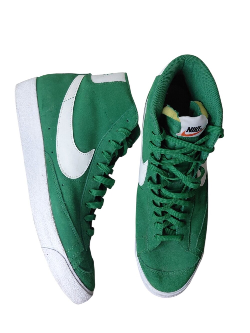 Nike Blazer Mid '77 Pine Green Suede Sneakers Men's Size 14